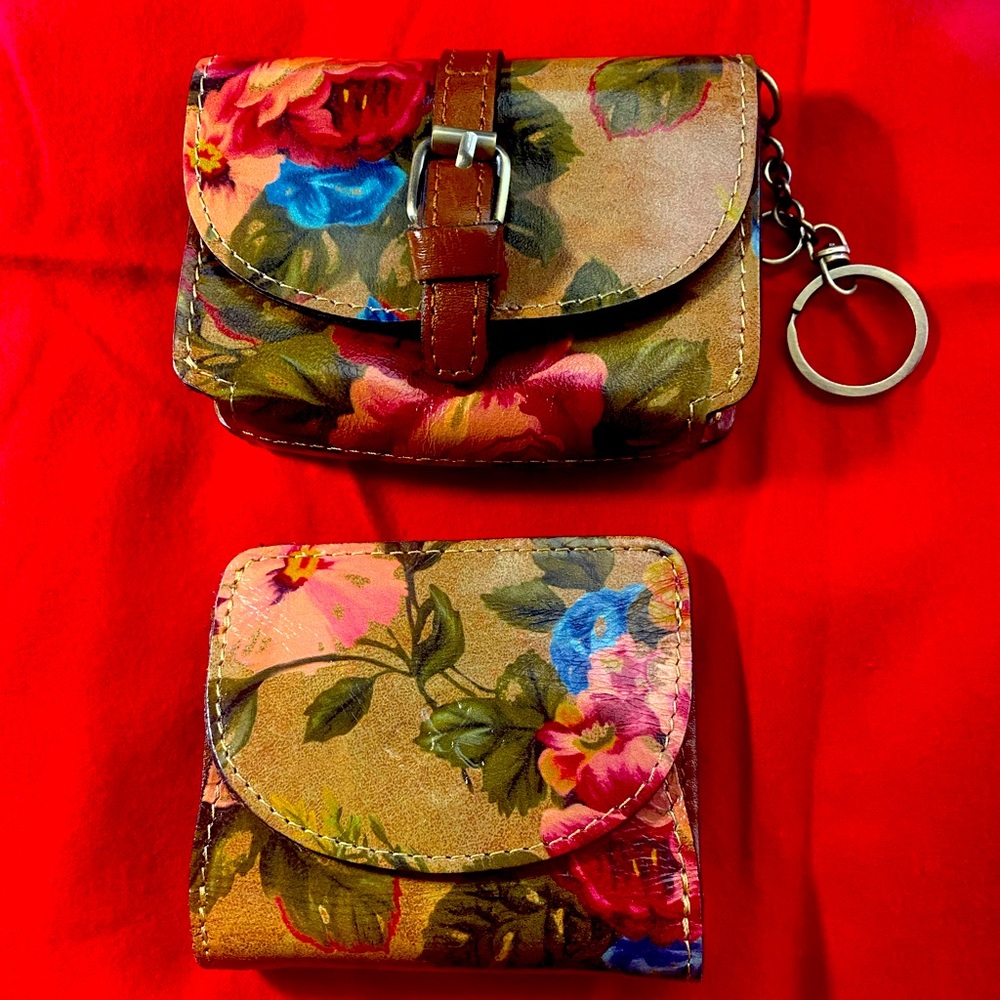 Cute little wallet and cute card holder p nash never used $48 for both